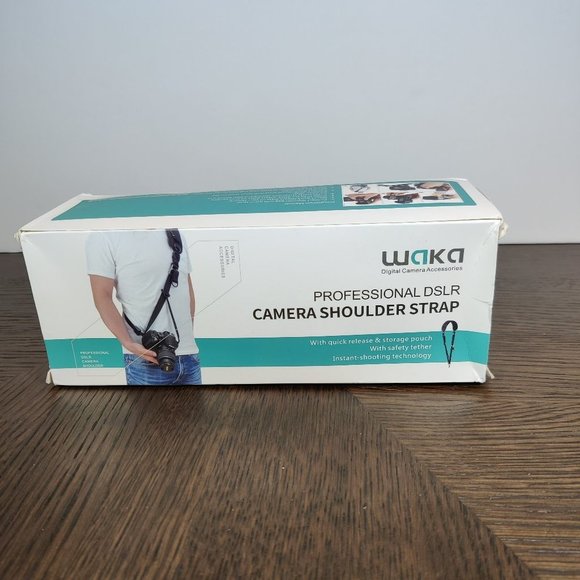 WAKA Other - Camera Strap, WAKA, DSLR Full Size, Durable, Adjustable Strap & Pad with pocket